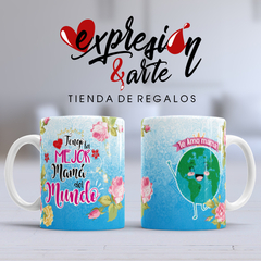 Plantillas Sublimación Tazas - Día De La Madre Vol.24 - PlantillasyVectores