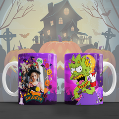 Plantillas Sublimación Tazas - Simpsons Halloween V1 en internet