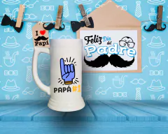 Plantillas Sublimación Shoperos Día del Padre Mod.2 - tienda online