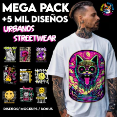Mega Pack Diseños Urbanos Streetwear