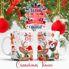Plantillas Tazas Navidad 2025 - comprar online