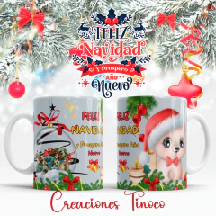 Plantillas Tazas Navidad 2025 en internet