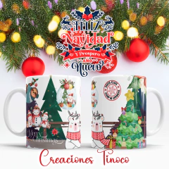 Imagen de Plantillas Tazas Navidad 2025