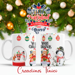 Plantillas Tazas Navidad 2025