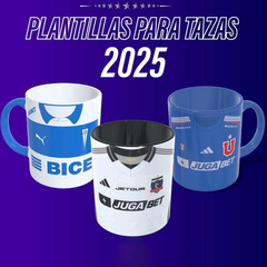 Plantillas Para Tazas Fútbol Chileno 2025 - comprar online