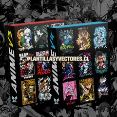 Mega Pack Vectores Anime +1000 Diseños en internet