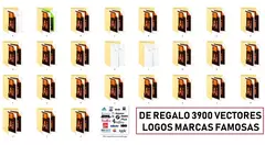 Mega Pack Vectores Marcas Famosas + 3900 Logos Regalo! - comprar online