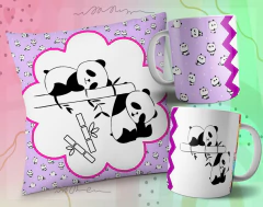 Plantillas Cojines + Tazas Infantiles P/ Pintar V3