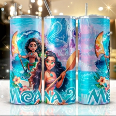 Pack Diseños Tumbler Moana - PlantillasyVectores