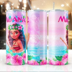 Pack Diseños Tumbler Moana - PlantillasyVectores