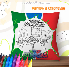 Plantillas Cojines Infantiles P/ Pintar V1
