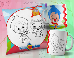 Plantillas Cojines + Tazas Infantiles P/ Pintar V3 en internet