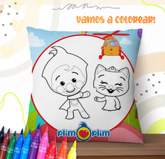 Plantillas Cojines Infantiles P/ Pintar V1 - comprar online