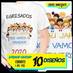 Plantillas Sublimación Poleras Graduación Egresaditos en internet