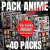 Mega Pack Vectores Anime +1000 Diseños