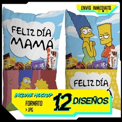 Plantillas Sublimación Cojines Bolsillo Día de la madre