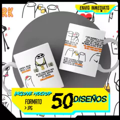 Mega Pack 50 Plantillas Sublimación Tazas Flork Canciones