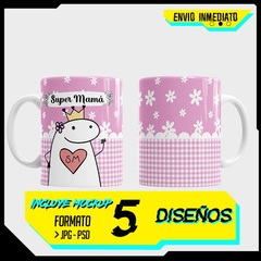 Plantillas Sublimación Tazas Flork Madre Vol.6