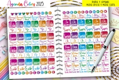 Imagen de Kit Imprimible Agenda Colors 2025 - 2026