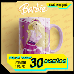 Plantillas Tazas Infantiles Barbie Tazas V1