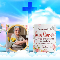 Plantillas Tazas Fúnebres Conmemorativas - comprar online