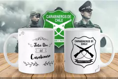 Plantillas Sublimación Tazas Día del Carabinero en internet