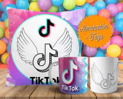 Plantillas Cojines + Tazas Infantiles P/ Pintar V2 - PlantillasyVectores