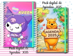 Mega Kit Imprimible 10 Agendas 2025