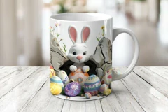 Plantillas Tazas Conejito De Pascua 3D - tienda online