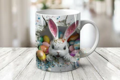 Plantillas Tazas Conejito De Pascua 3D - tienda online