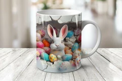 Plantillas Tazas Conejito De Pascua 3D - tienda online