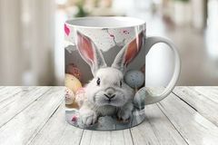 Plantillas Tazas Conejito De Pascua 3D