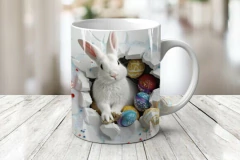 Plantillas Tazas Conejito De Pascua 3D - comprar online