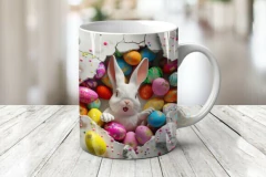 Plantillas Tazas Conejito De Pascua 3D en internet