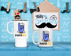Imagen de Plantillas Sublimación Shoperos Día del Padre Mod.2