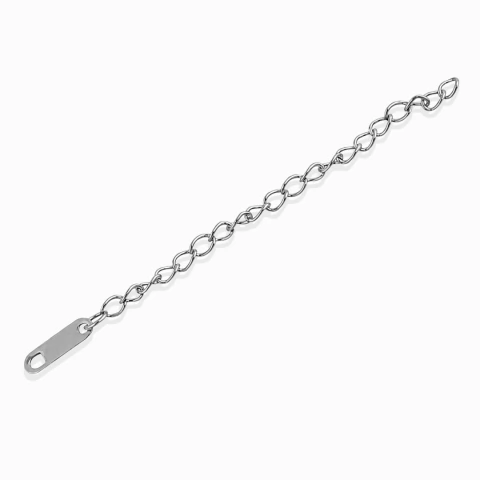 Extensor de Cadena 5cm Silver