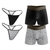 Modo Pareja Pack X2 de Colaless Regulable + Boxer Clasico Black Grey - comprar online