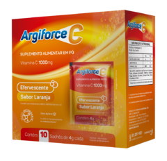 ARGIFORCE VITAMINA C EFERVESCENTE - Sabor Laranja