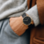 Relógio Minimalista Coleção Classic Paris Metallic Black e Gold 32mm - loja online
