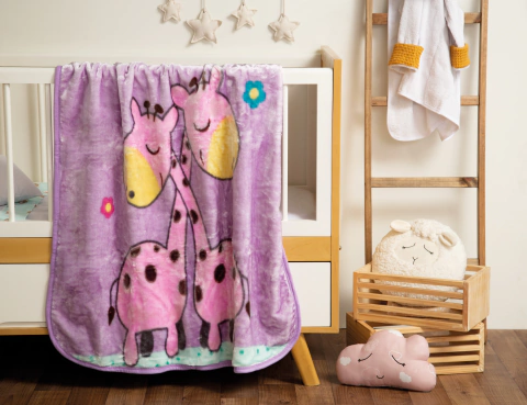 Frazada de símil piel estampada pesada. ¡CALIDAD PREMIUM!