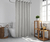Set Cortina de Baño SIMIL LINO + 12 ganchos metalicos PREMIUM en internet