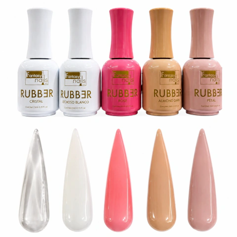 Gel colección Rubber 5pzas Fantasy Nails