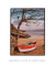 Quadro Decorativo Barco Ancorado na Praia 1 - comprar online