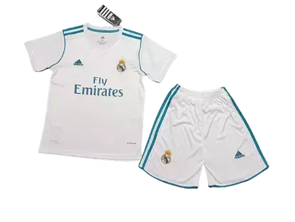 REAL MADRID HOME - 2017/18 [RETRÔ] - INFANTIL
