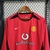 MANCHESTER UNITED RETRÔ - HOME 2002/03 | 2003/04 - MANGA LONGA na internet