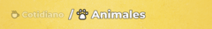 Banner de la categoría Animales