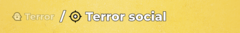 Banner de la categoría Terror social