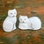 Casal Gatos Porcelana 6×3 Cm