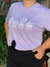 Camiseta suculentas cor Lavanda (tamanho GG)