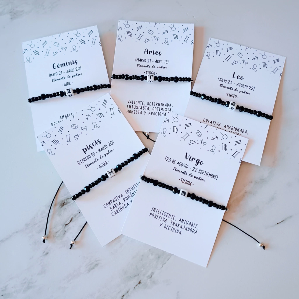 Pulseras de los Signos Black I
